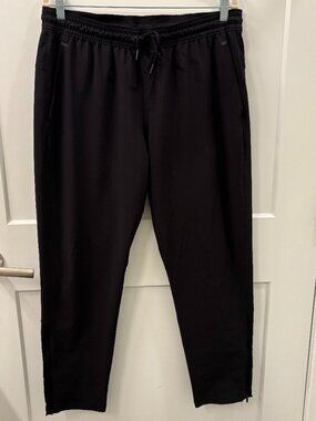 Zella Men's Black Athletic Tapered Leg Pants — Size Large